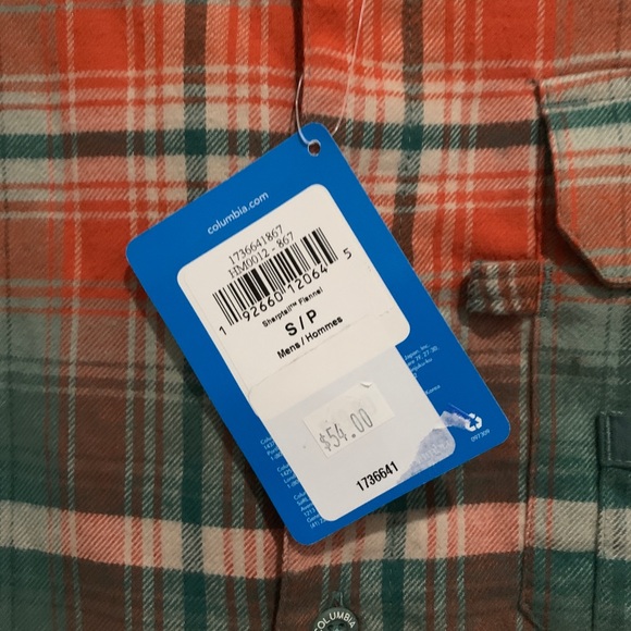 NWT! Columbia Sharptail Flannel Long Sleeve Shirt - Picture 8 of 8